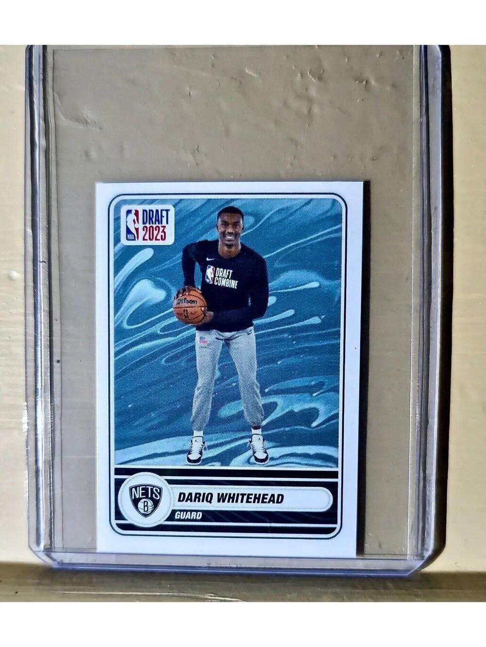 2023-24 Dariq Whitehead Panini NBA Draft Basketball #98 Sticker Atlanta Hawks